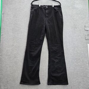 Curve Appeal Women Jeans 12/31 Black Denim Flare High-Rise